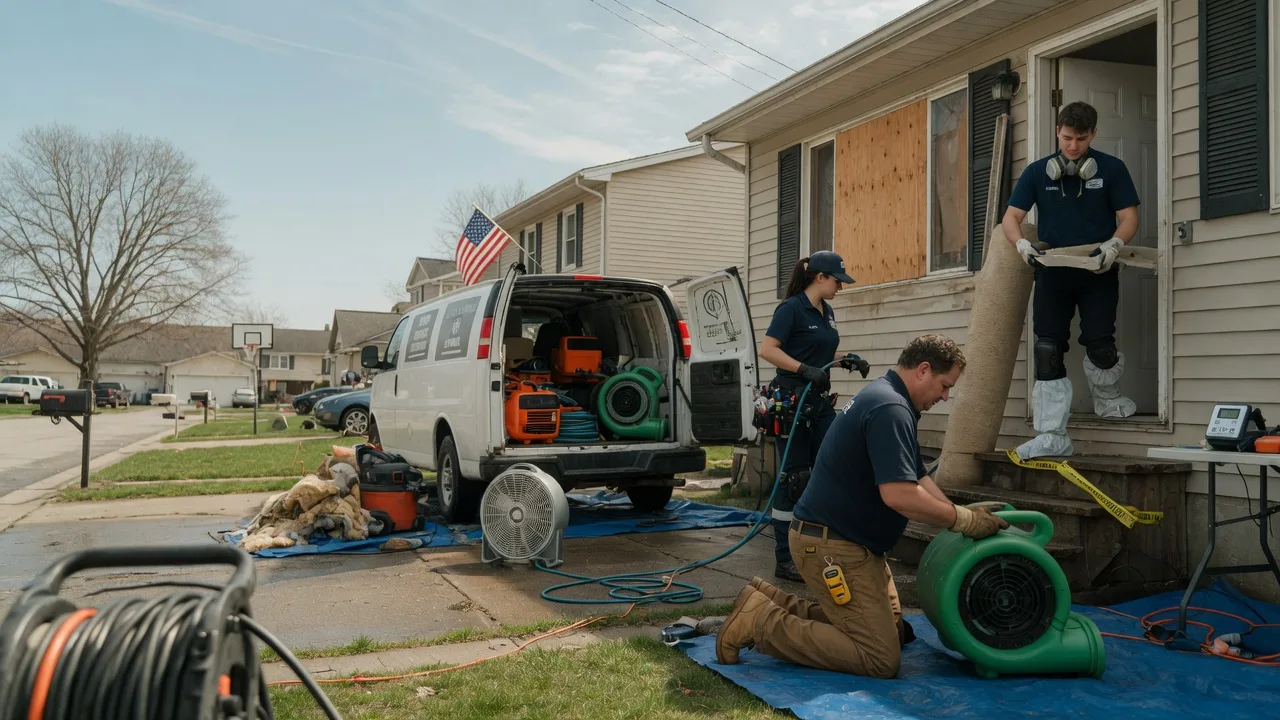 Water Damage Restoration in Amlin, OH near me